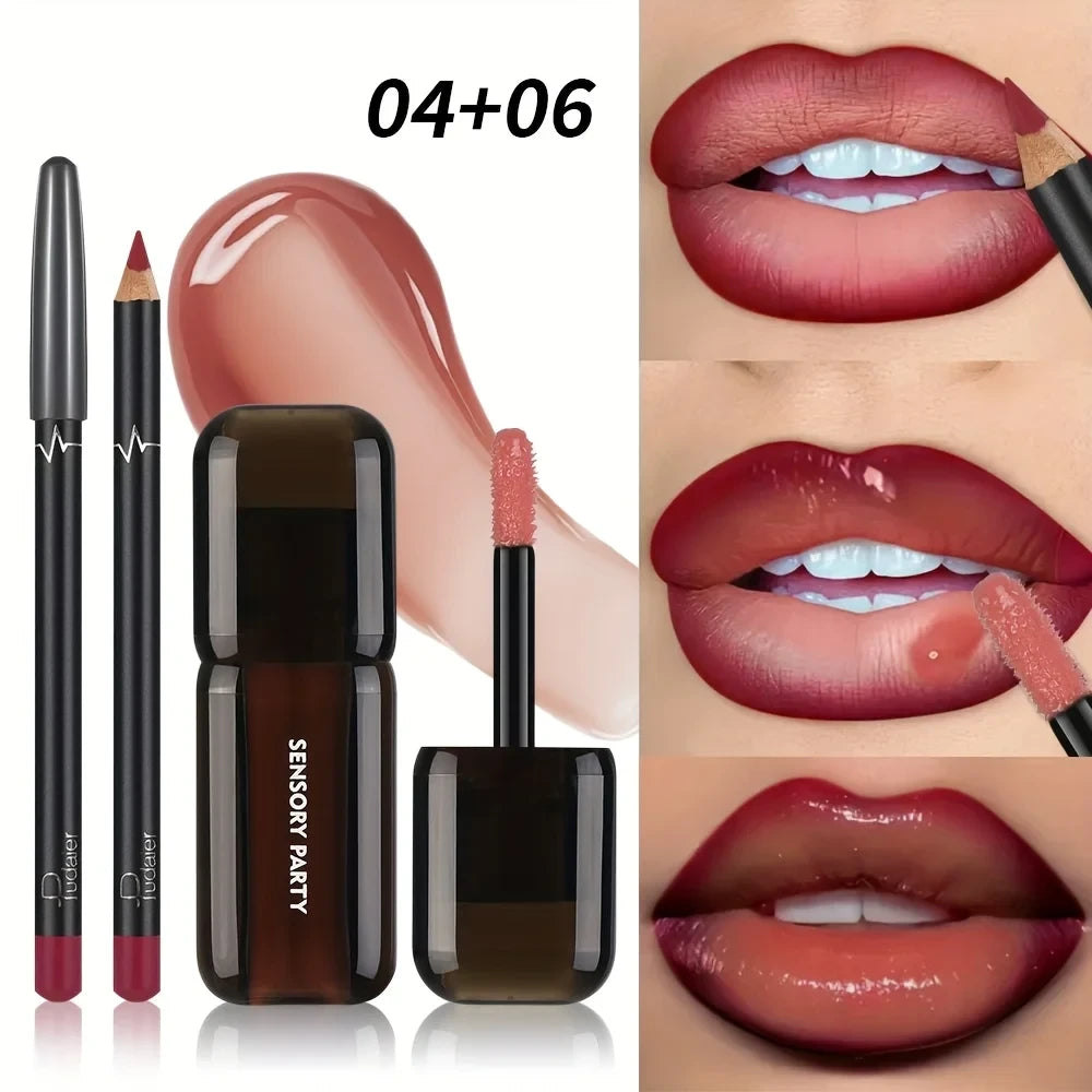Gradient Lip Liner and Gloss Set