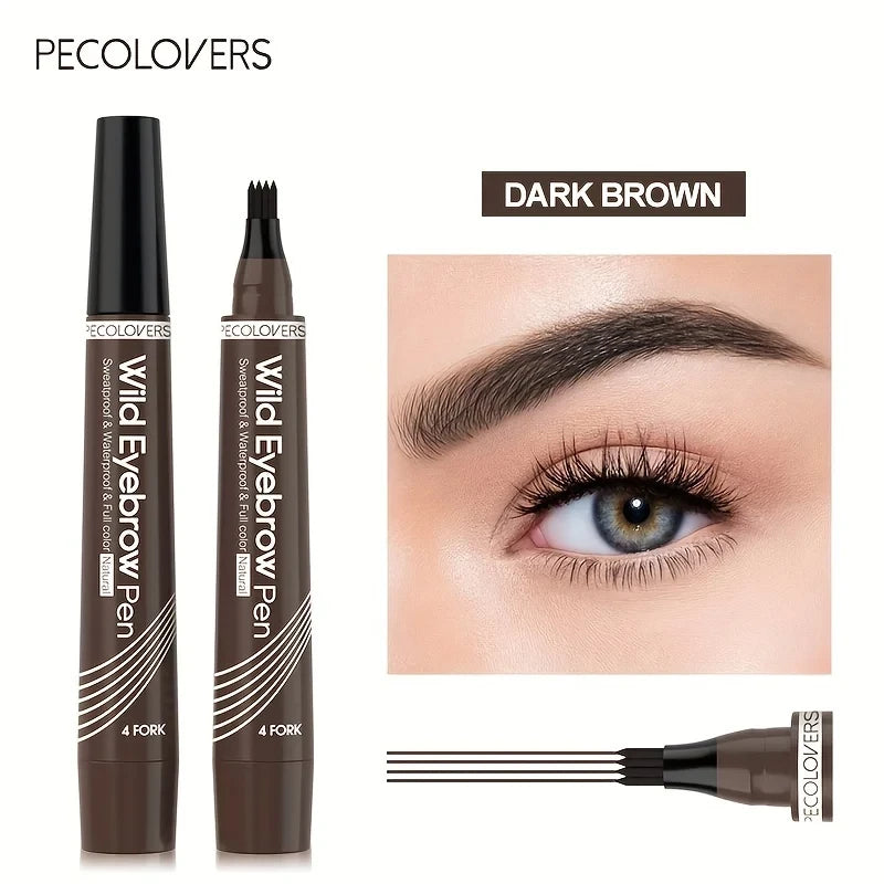 Four Tip Waterproof Eyebrow Pen