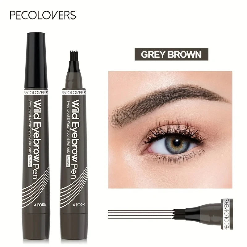 Four Tip Waterproof Eyebrow Pen