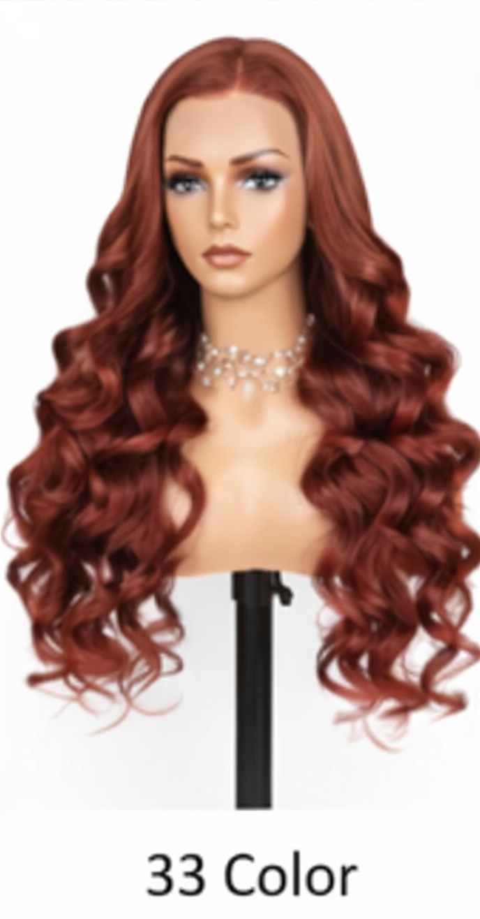 Chocolate Brown HD Transparent Lace 24' Frontal Glueless Wigs Natural/Deep Wave Human Hair Wigs