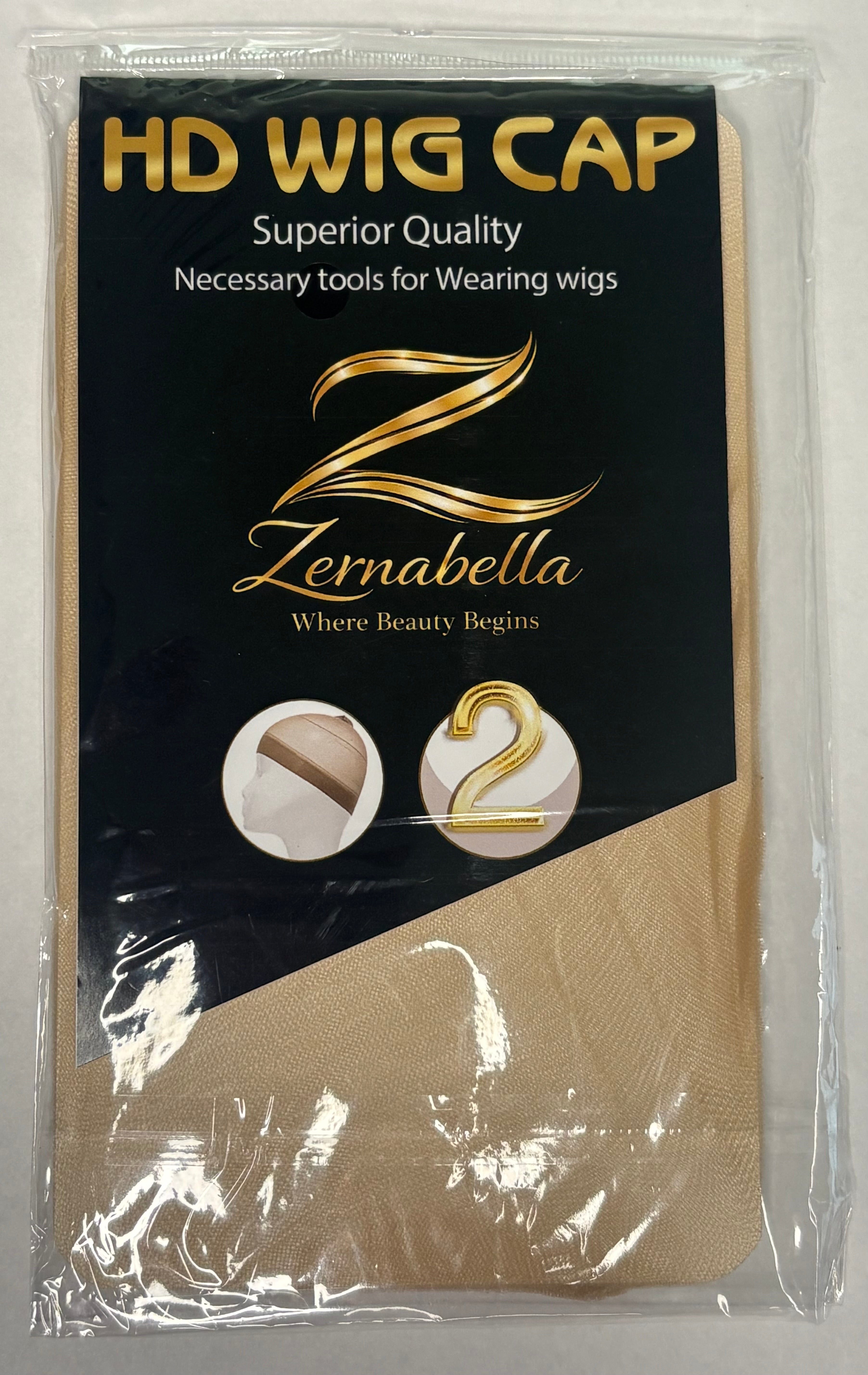 HD Hair Wig Caps Two Pack | Zernabella