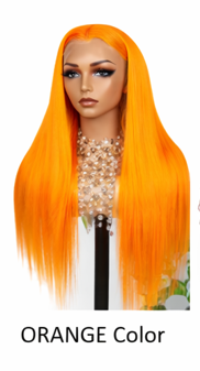 Light Blonde Brazilian Hair 24' Glueless HD Lace Transparent Swiss Closure Silky Straight Wig