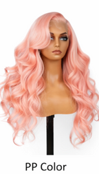 Copper Ginger Loose Body Wave Light 3D Cap C Part Glueless 24' Mini Knots Pre-plucked Brazilian Lace Wig