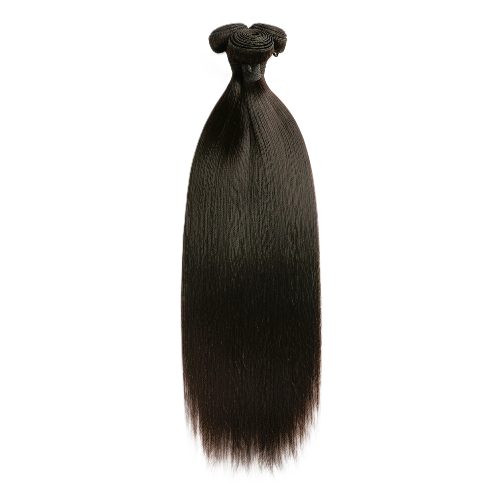 Black Natural Indian Straight Human Hair Bundle Cuticle Aligned Raw Virgin Hair 18 Inches