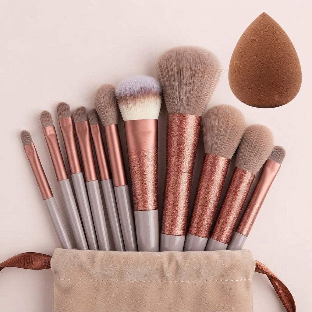 Professional Soft Cosmetic Brush Set