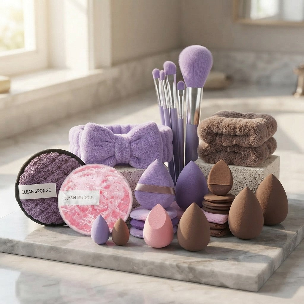 Comprehensive Makeup Sponge Set