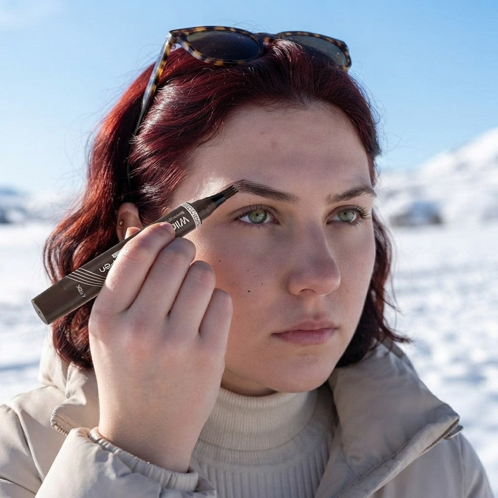 Four Tip Waterproof Eyebrow Pen
